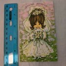 Pleasant Thoughts VTG Bridal Shower Invite Card Brunette Girl