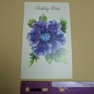 Missionhurst Original Birthday Wishes Greeting Card Blue Flower
