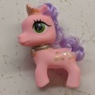 My Little Fakie Purple/Pink Baby Pony 2.5" Tall, Gold Bow Collar