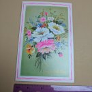 Famous Artists Studios Greeting Card VTG 1970s Congratulations Floral