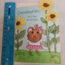Hallmark Ambassador Happy Birthday Granddaughter Little Girl Mouse in Flowers