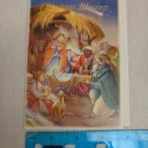 Holiday Card Christmas Blessings Holy Family Jesus Mary Joseph Stable