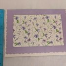 Thank You Card Purple Flowers Rita Marandino Illustration