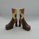 MGA Bratz Doll Brown/Tan Patches Boots, Replacement Pair of Shoes