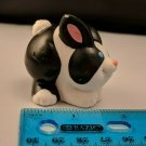 Fisher-Price Little People Bunny Rabbit Black & White Plastic Toy 2" Tall
