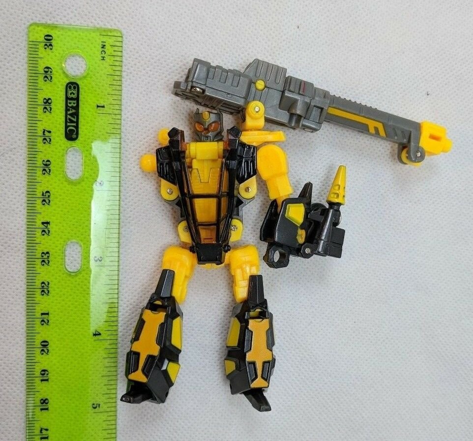 Transformers Cybertron Primus Unleashed SCRAPMETAL 2006 Yellow Figure Incomplete
