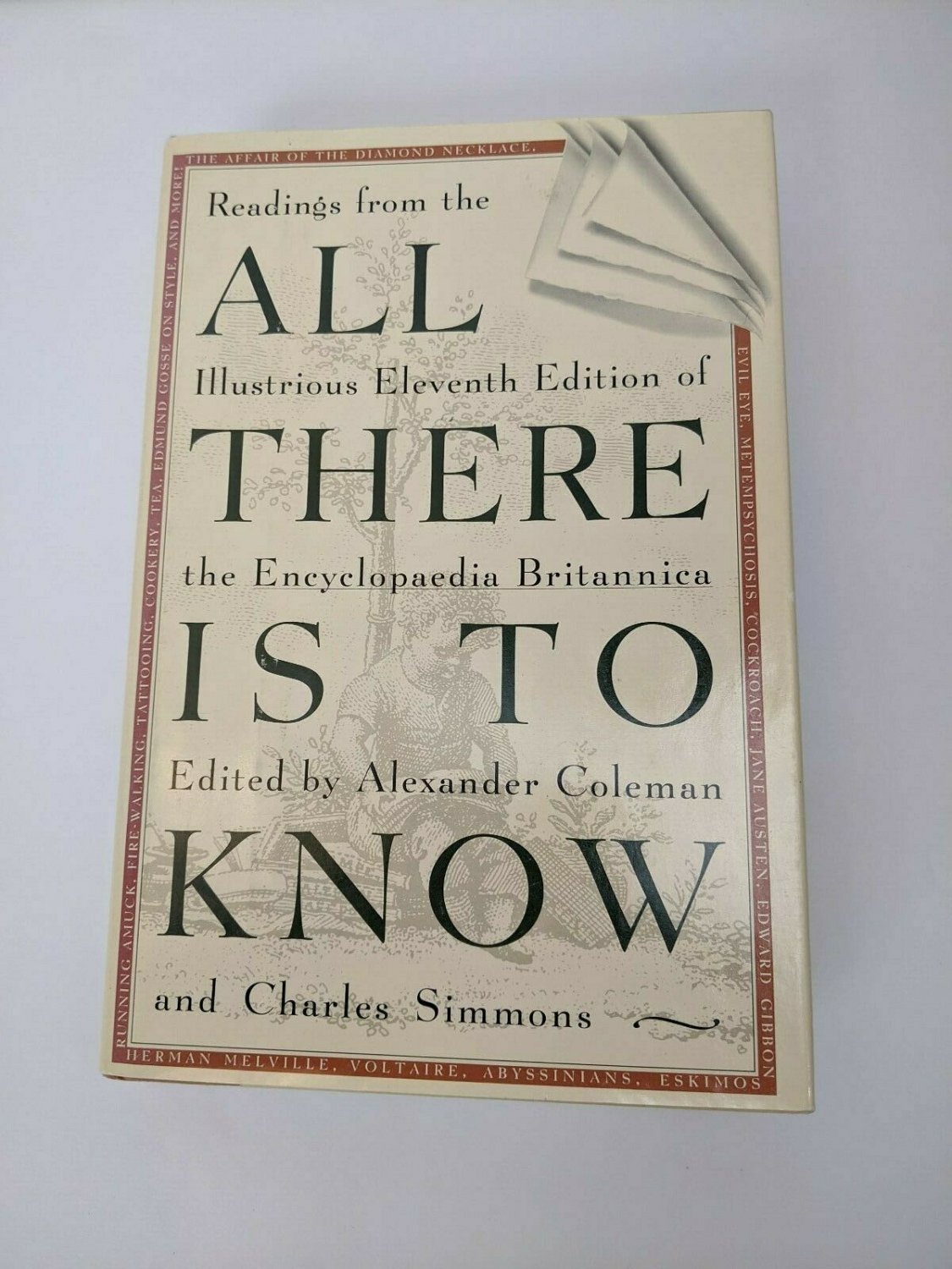 All There Is to Know Edited by Alexander Coleman & Charles Simmons HC