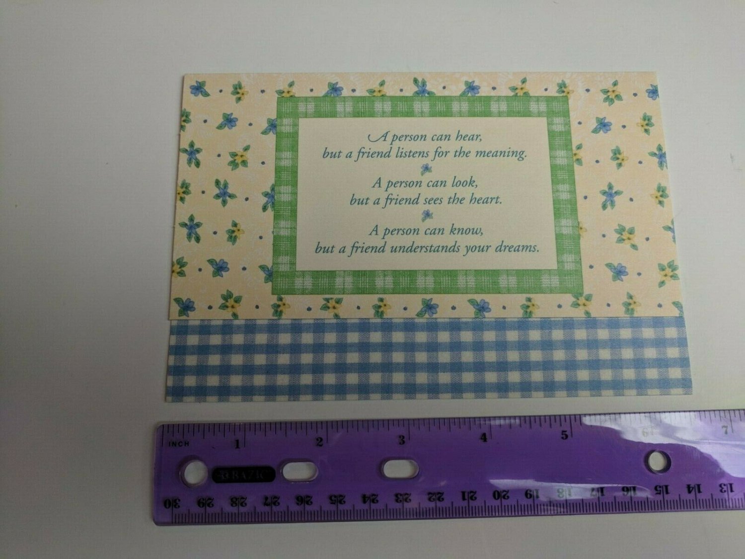 DaySpring Integrity Notes Thanks For Being A Friend Scripture Greeting Card