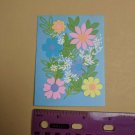 VTG Mini Shower Gift Card Pink Yellow Blue Green Purple Floral