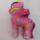 Squishy Foam Unicorn Pegasus Unipeg Pony Anti-stress Toy Pink, Flowers 4" Tall
