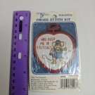 New Berlin Co. Counted Cross Stitch Mini Kit w/ Frame Mouse Keep Me In Stitches