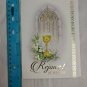 Marianist Easter Card Rejoice! He is Risen! Chalice, Lilies, Church Window