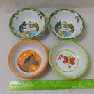 Melamine Bowls Lot of 5 by Stravina, Jo-Ann Stores, First Years Winnie the Pooh