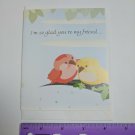 Hope Greeting Card Collection Red & Yellow Birds I'm so glad you're my friend