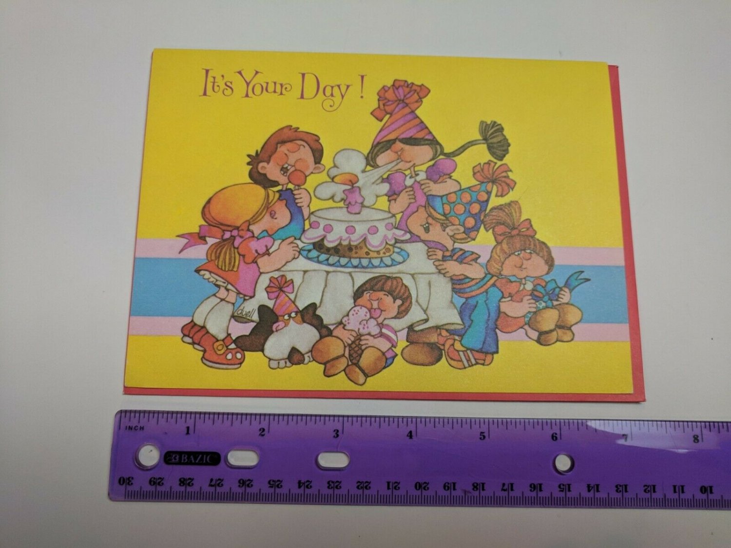 Current Inc Designers Collection Happy Birthday Card Kids at Birthday Party