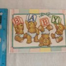 American Greetings Thank You Card for Baby Teddy Bears w/ Blocks