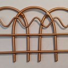 Fairy Garden Miniature Decor Copper-color Fence Piece 2.5"T x 5"W