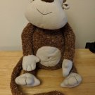 Jellycat Medium Tum Tum Monkey Long Tail 12" Plush Brown Stuffed Animal Toy