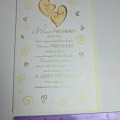 American Greetings Today & Always Note Card Marriage Gold & Yellow