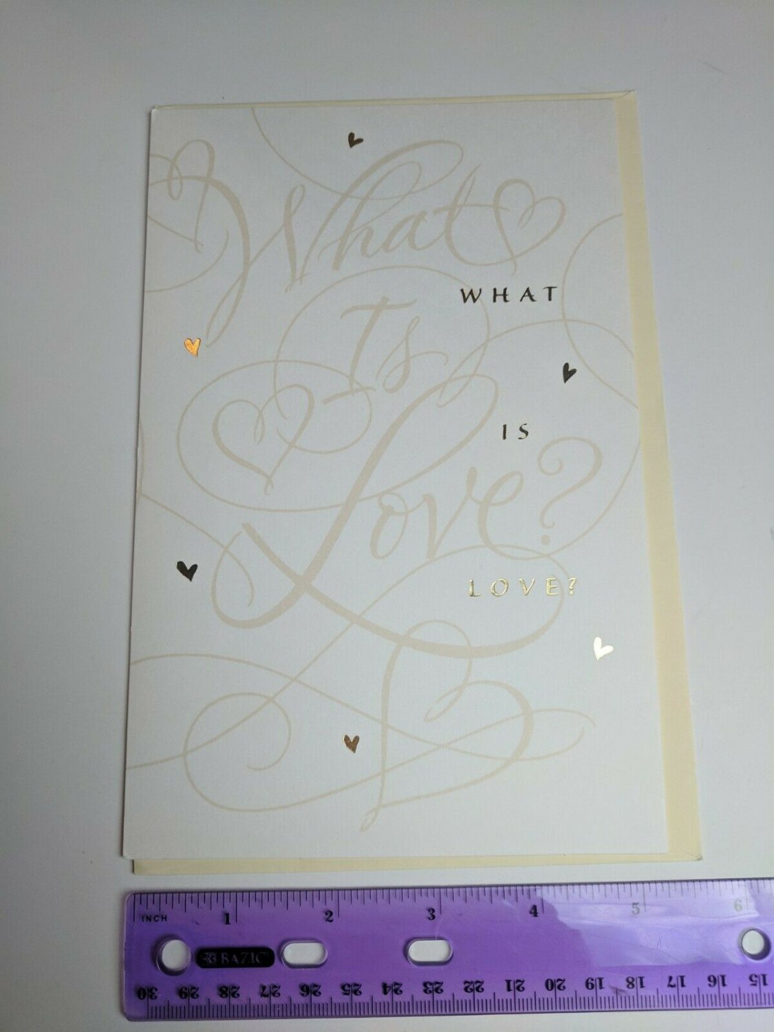 American Greetings Today & Always Note Card Marriage What Is Love