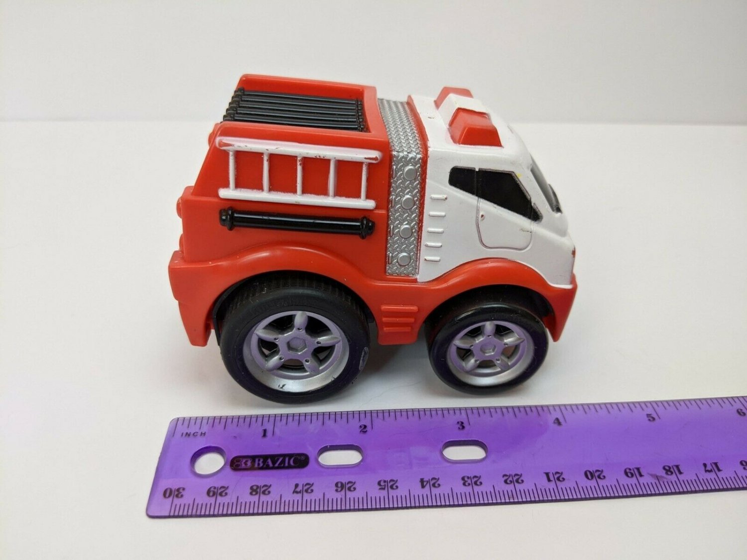 Kid Galaxy 2014 Soft Plastic Fire Truck 4" Long
