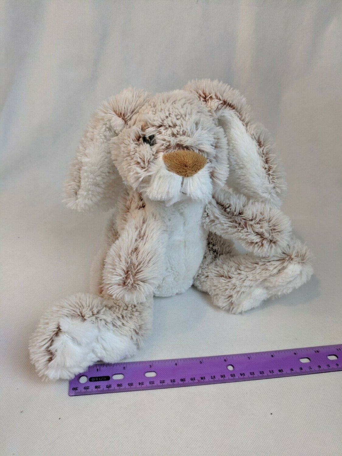 Melissa & Doug Bunny Rabbit Burrow Brown & White Plush Sits 9" Tall Easter