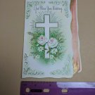 VTG 1960's Sunshine Line God Bless Your Wedding Cross Gold Accents