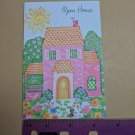 VTG 1970s Open House Invitation Pink/Green/Yellow Fravessi Amont Inc