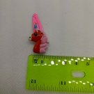Unicorn Pony Resin Flatback on Metal Kids Hair Clip Red & Light Pink