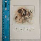 A Note For You Blank Note Card Puppies by Giordano Studios