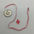 Fashion Doll Accessory Transparent Pink Heart Pendant Necklace