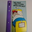 Olympicard Vintage Humour Card Get Well Soon Unused Hospital Bed