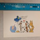 Hope You're Feeling Better Card Cartoon Cat/Dog/Bird/Fish Injured