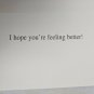 Hope You're Feeling Better Card Cartoon Cat/Dog/Bird/Fish Injured