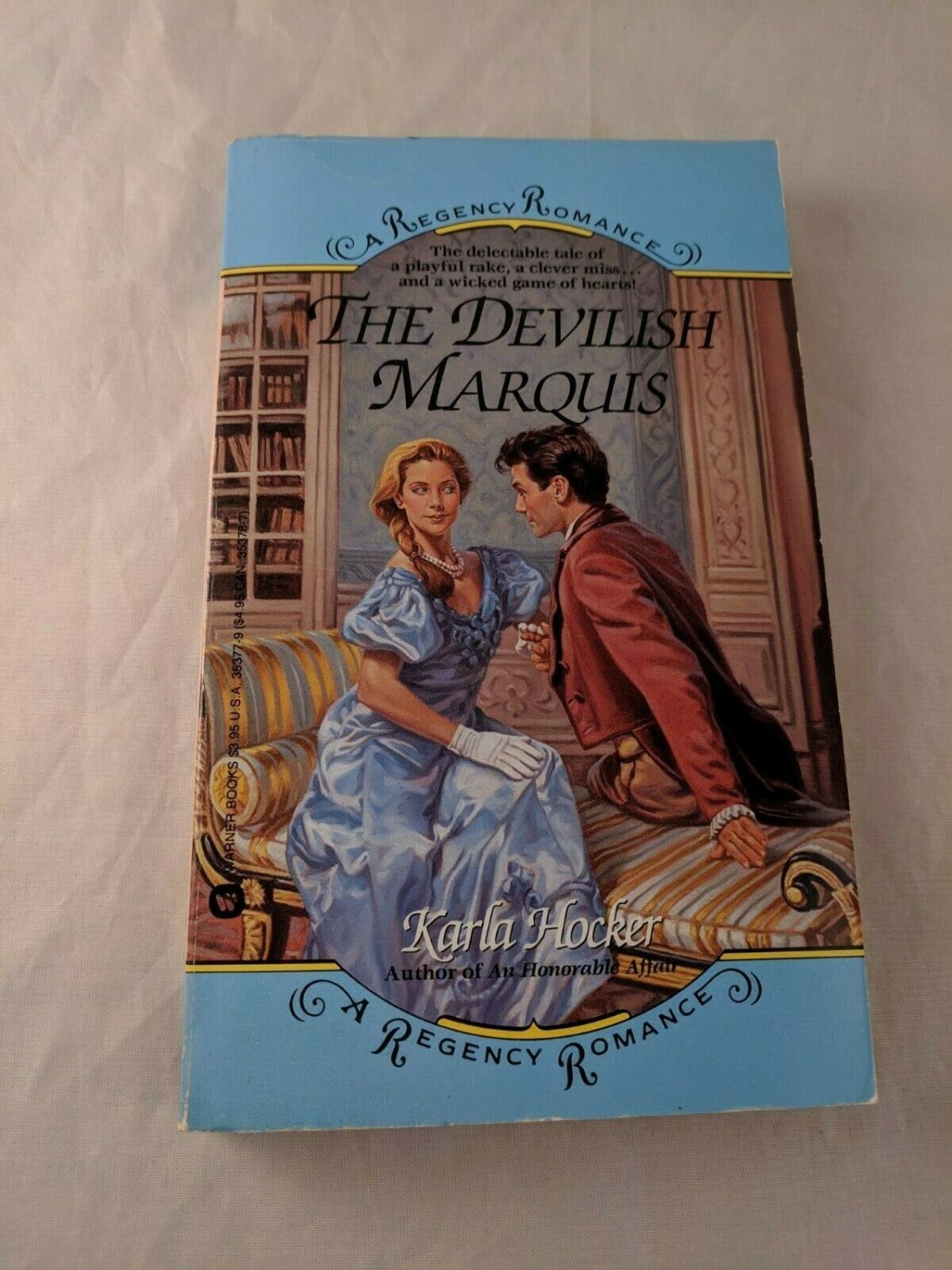 The Devilish Marquis by Karla Hocker, Warner Regency Romance, PB 1989