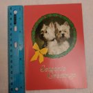 Season's Greetings Christmas Card 2 West Highland Terriers by Joseph Sulkowski
