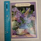 Images & Editions Get Well Soon Card Tea/Flowers Photo by Erika Craddock