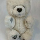 Russ Berrie Yomiko 9" Plush Stuffed Bear Light Colored Leather Paws #7773