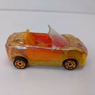 Polly Pocket Polly Wheels #59 Ruby Roadster Orange Convertible Metallic Car Only