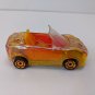 Polly Pocket Polly Wheels #59 Ruby Roadster Orange Convertible Metallic Car Only
