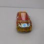 Polly Pocket Polly Wheels #59 Ruby Roadster Orange Convertible Metallic Car Only