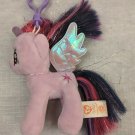 My Little Pony G4 FiM Ty Beanie Babies Sparkle Twilight  Sparkle Mini 4" Plush