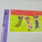 Plus Mark American Greetings Christmas Holiday Card Stockings Metallic Accents