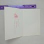 Plus Mark American Greetings Christmas Holiday Card Stockings Metallic Accents
