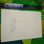 Famous Artists Studios Card Unused VTG Cream/Gold Get Well