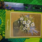 GJC Traditional Florals Unused Vintage Card Congratulations Flowers in Vase