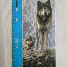 Blank Note Card - Wolves with Mountain Backdrop by Ron Parker/AppleJack Art