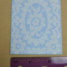 VTG Mini Gift Card Pastel Blue & White Lace May your love and happiness continue