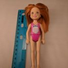 Barbie Little Sister Chelsea 5.5" Doll, Painted Torso Animal Nose/Whiskers, Nude