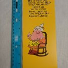 American Greetings Hi Brows VTG Cartoon Card Old Woman w/ Cat